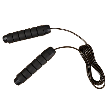 Скакалка Woohooo Easy WE2.8-BB, длина 280 см, черная в Магазине Спорт - Пермь