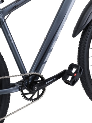 Велосипед COMIRON SYSTEM 27,5", 10 скоростей, серо-черный в Магазине Спорт - Пермь