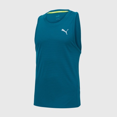 Майка мужская спортивная для тренировок Puma Run Favorite Singlet 52314921, синяя