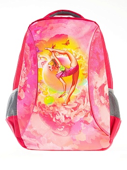 Рюкзак для художественной гимнастики Verba Sport L060, розовая Грация, 42*30*17
