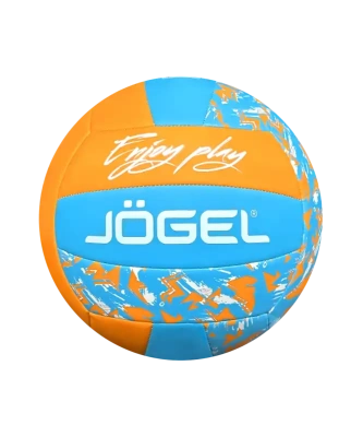 Мяч волейбольный Jogel Enjoy Play, оранжевый/голубой ЦБ-00002886, размер 5
