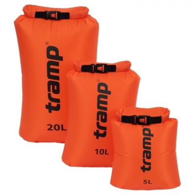 Гермомешок Tramp Nylon Ultralight 10л. оранжевый - TRA-309