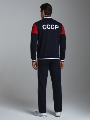Спортивный утепленный мужской костюм RED-N-ROCK'S 12М-RR-1194, темно-синий