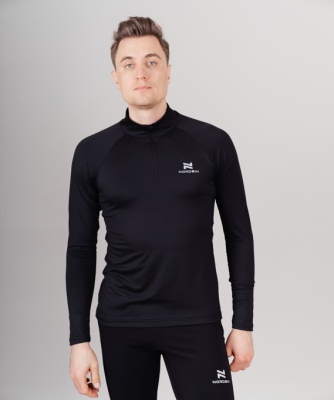 Лонгслив мужской NORDSKI Pro Black (NSM437100)