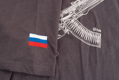 Футболка мужская 7.62 Kalashnikov 7TS-10GR, серая
