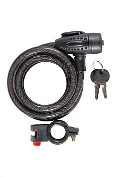 Замок велосипедный с ключом GOLDEN KEY (GK 102.507), 12х1500 мм