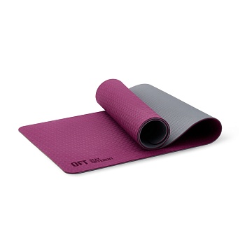 Коврик для йоги 6 мм TPE MIDNIGHT Original FitTools FT-YGM6-TPE-16 в Магазине Спорт - Пермь