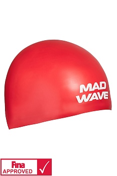 Шапочка стартовая для плавания Mad Wave SOFT FINA Approved M0533 01 в магазине Спорт - Пермь