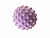 Массажный мяч XC-DM1, фиолетовый в Магазине Спорт - Пермь