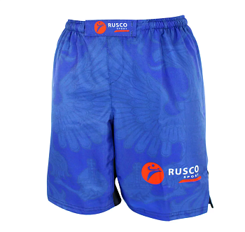 Шорты для MMA  Rusco Sport Blue Herb, детские в магазине Спорт - Пермь