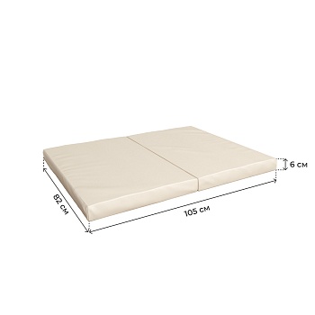 Мат (мягкий щит) РОМАНА  1050*820*60, в 2 сложения, 5.001.06-01 в Магазине Спорт - Пермь