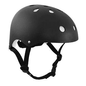 Шлем детский с регулировкой размера (48-55), Kask-1 черный