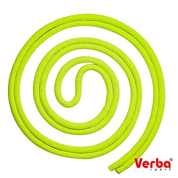 Скакалка гимнастическая Verba JUNIOR, 2,5м, лимонная