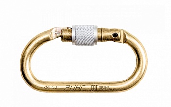 Карабин Ринг стальной овальный 30 кН