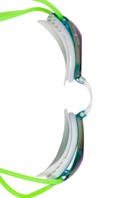 Очки для плавания Mad Wave HONEY Rainbow M0427 20 0 04W, цвет зеленый в магазине Спорт - Пермь