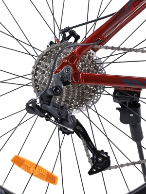 Велосипед COMIRON SYSTEM 27,5", 10 скоростей, (19 рама), красный в Магазине Спорт - Пермь