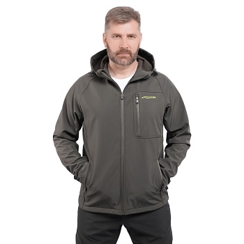 Куртка Aquatic КС-06Х soft shell, мембрана 10000/10000, цвет: хаки
