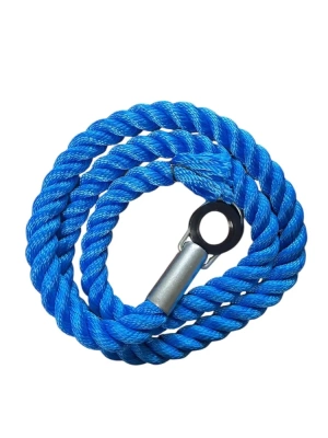 Канат для лазания 2м, синтетический, синий в Магазине Спорт - Пермь