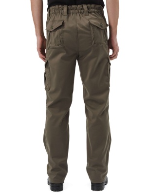 Брюки мужские "Капрал", твилл пич, цвет хаки