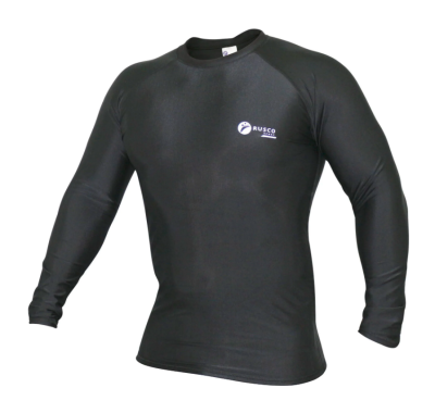 Рашгард для MMA с длинным рукавом Rusco Sport ONLY BLACK, детский в магазине Спорт - Пермь