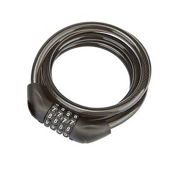 Замок велосипедный кодовый Golden Key GK 102.705B, 10х1200 мм