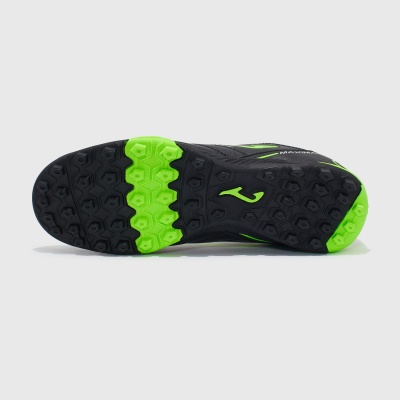 Бутсы шипованные JOMA MAXIMA MAXS2401 TF, цвет черный/зеленый