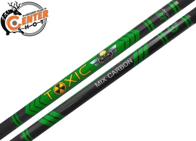 Стрела арбалетная микс карбон Centershot Toxic 20" Half Moon Nock (CSTJ-C04002)
