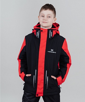 Горнолыжная куртка Nordski Jr. Extreme Black/Red (NSJ562910)