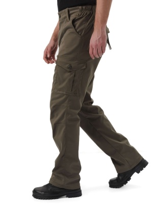 Брюки мужские "Капрал", твилл пич, цвет хаки