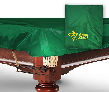 Чехол для бильярдного стола 7-1- зеленый, с логотипом
