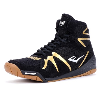 Боксерки Everlast Pivt Low Top, черно-золотые в магазине Спорт - Пермь