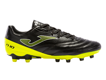 Бутсы JOMA NUMERO-10 23 FIRM GROUND FG BLACK FLUORESCENT YELLOW N10S2331FG