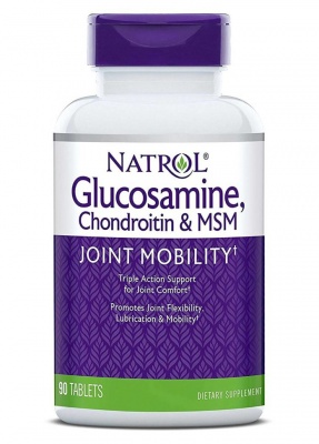 Natrol Glucosamine Chondroitin and MSM(90т) в магазине Спорт - Пермь