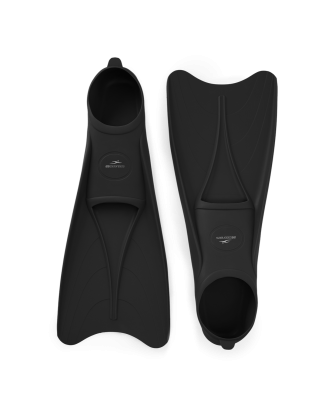 Ласты тренировочные удлиненные для бассейна 25Degrees Immerse 25D25007, Black - черные в магазине Спорт - Пермь