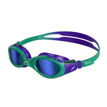 Очки для плавания детские Speedo Futura Biofuse Flexiseal Mirror Jr. 8-11593F273, зеркальные линзы, зеленая оправа в магазине Спорт - Пермь