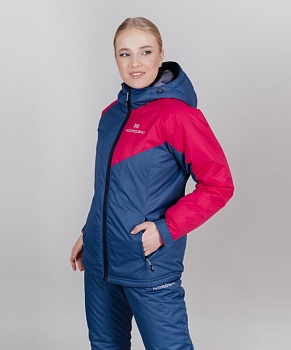 Утепленная куртка NORDSKI Premium-Sport Raspberry/Denim W NSW747890