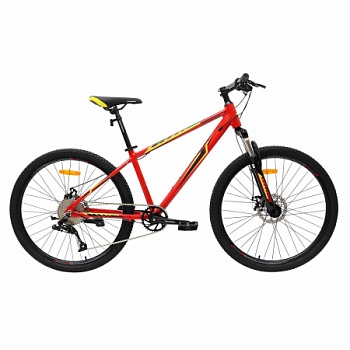 Велосипед COMIRON BRAVE 2.0,26",10 скоростей (15 рама) огненный феррари