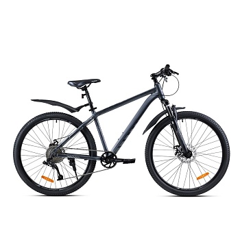 Велосипед COMIRON SYSTEM 27,5", 10 скоростей, серо-черный