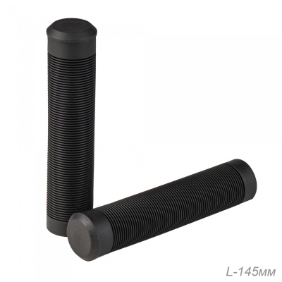 Грипсы TPE/BG-145TK-TPE-B-BAG, 145мм, 2шт, черные