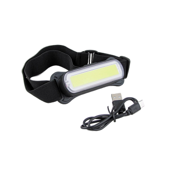 Фонарь налобный LED RE-5868/RE-WD-9011, аккумуляторный