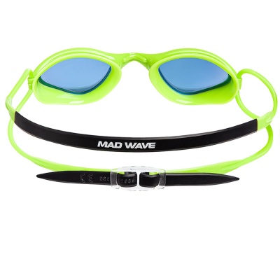 Очки для плавания Mad Wave RAPID COMP L Rainbow M0481 02 0 10W, цвет: зеленый в магазине Спорт - Пермь