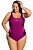 Слитный моделирующий купальник Mad Wave Viana HiClo Maroon M0144 12 25W в магазине Спорт - Пермь