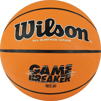 Мяч для баскетбола WILSON GAMBREAKER BSKT OR WTB0050XB5, размер 5			