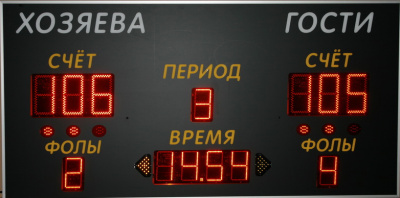 Универсальное табло ТУ 150.13 95стр-I, 2040 х 1025 х 44 мм