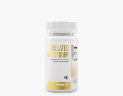 Maxler Хелатный Магний бисглицинат 100 мг, вегетарианские таблетки, 60 штук в магазине Спорт - Пермь