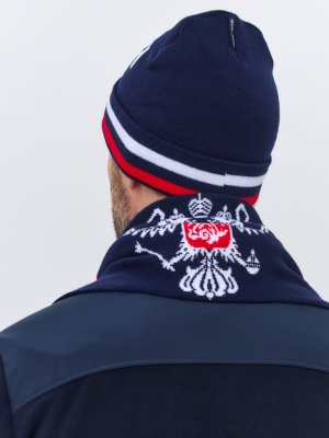 Шапка мужская Россия 70M-RT-1846, синяя