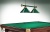 Лампа Start Billiards 2-плафонная, со штангой, зеленая Лампа Start Billiards 2-плафонная, со штангой, зеленая