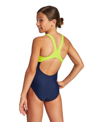 Купальник детский Arena TRICK SWIM PRO BACK JR 4391 760, navy-soft green в магазине Спорт - Пермь