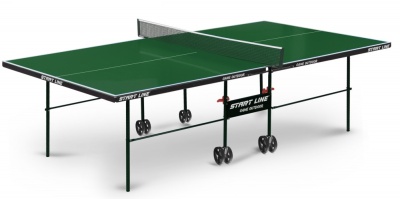 Теннисный стол Start Line GAME OUTDOOR с сеткой, зеленый