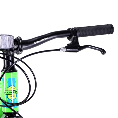 Велосипед COMIRON FLASH, 24"x3.0, (рама 13), 7 скоростей, цвет полуфэт ригид зеленый в Магазине Спорт - Пермь